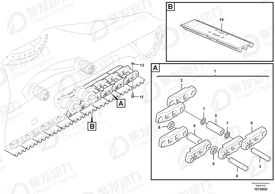 VOLVO Bolt 14644760 Drawing