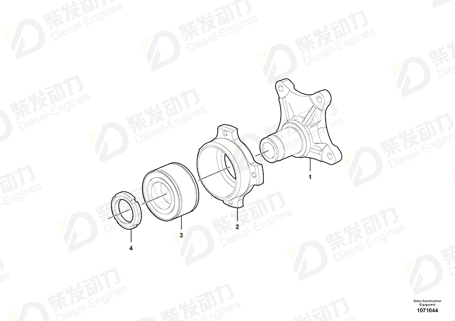 VOLVO Fan hub 21986107 Drawing