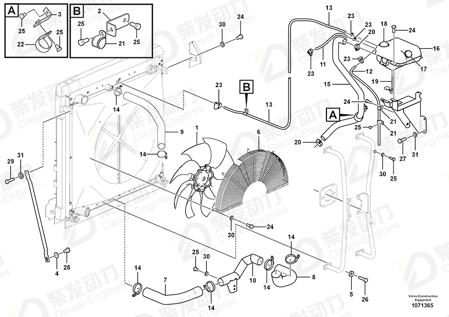 VOLVO Guard 14641970 Drawing