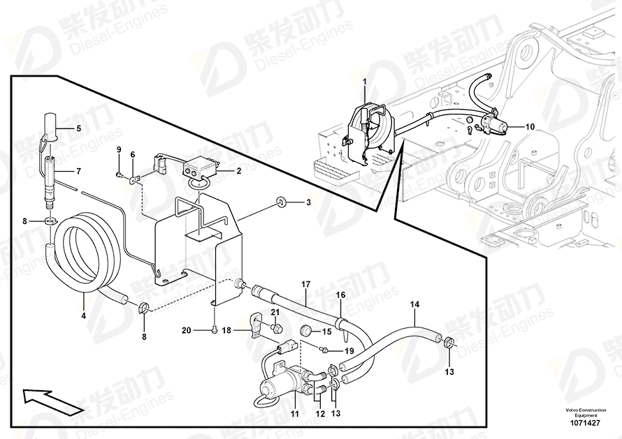 VOLVO Clip 14668074 Drawing