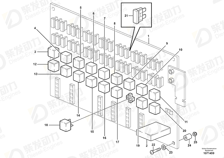 VOLVO Ptd Circuit Bd 11118597 Drawing VOLVO Ptd Circuit Bd 11118597 Drawing