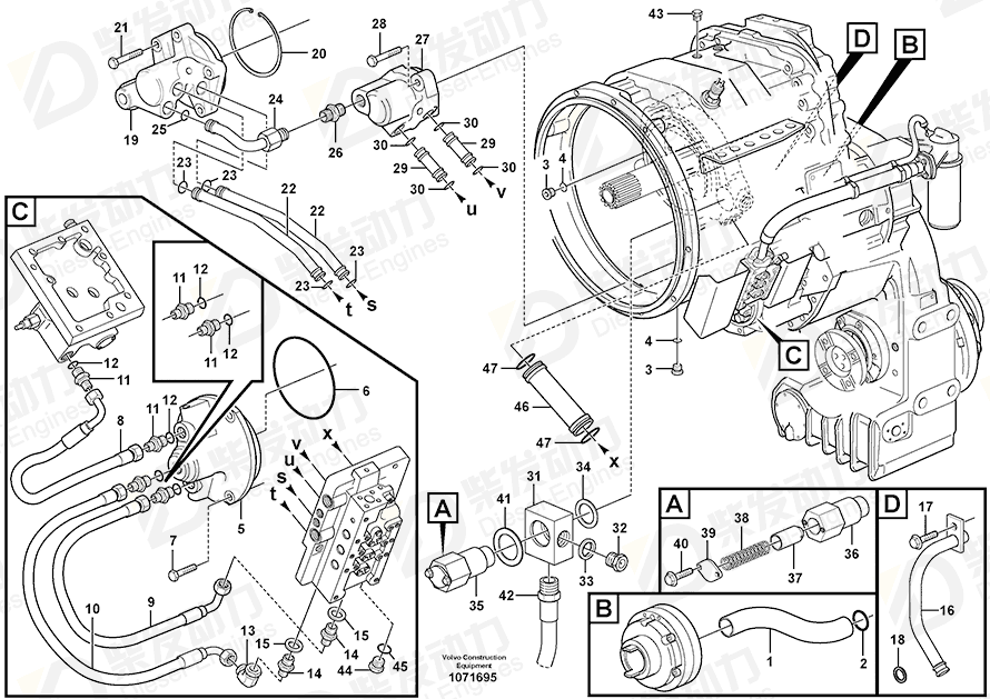 VOLVO Plug 479956 Drawing