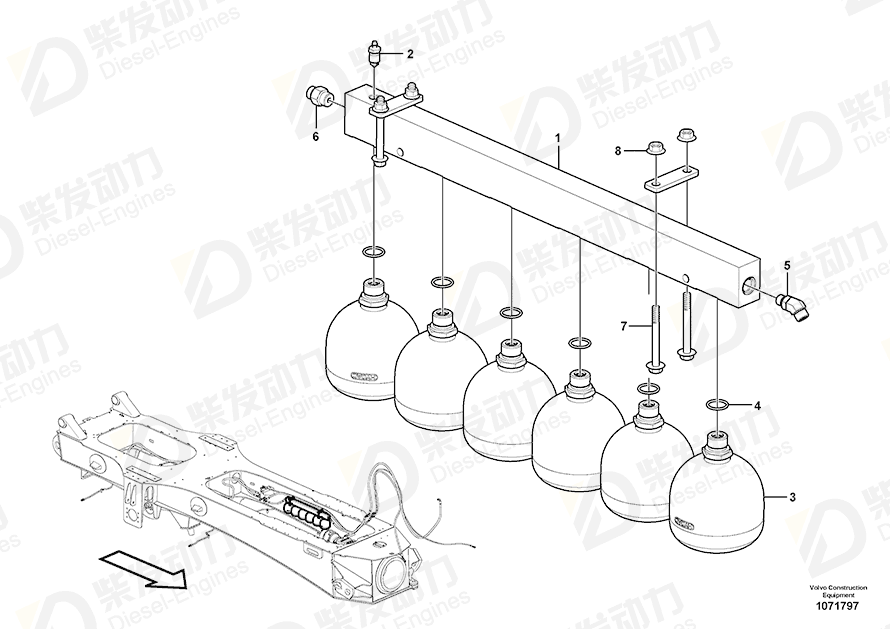 VOLVO Block 16856736 Drawing