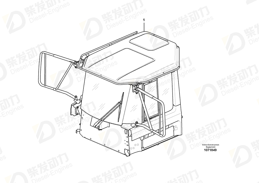 VOLVO Cab 11294103 Drawing