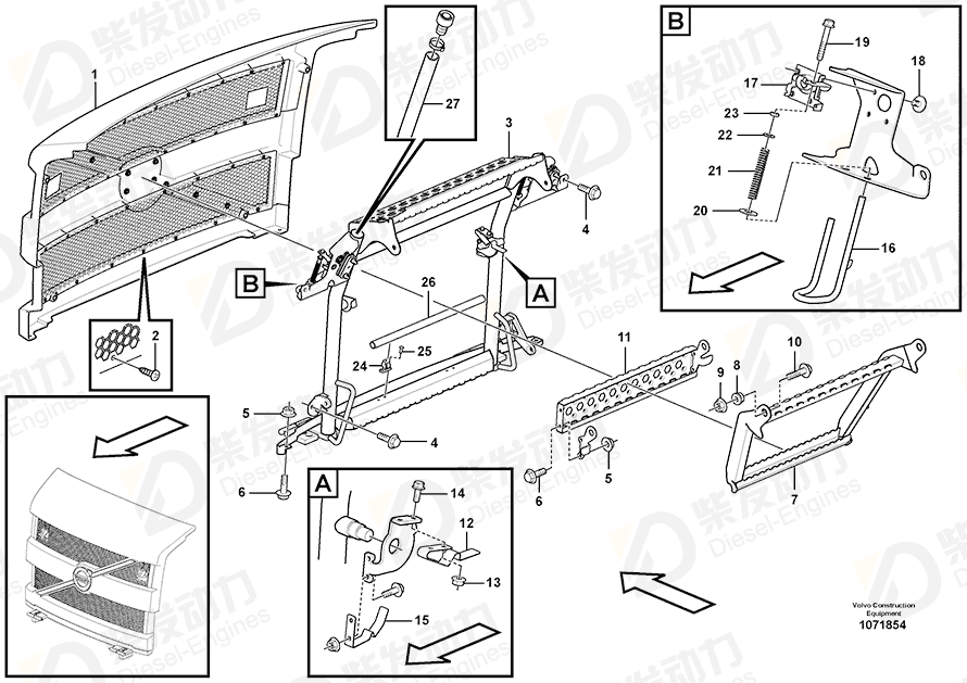 VOLVO Lock 11114939 Drawing