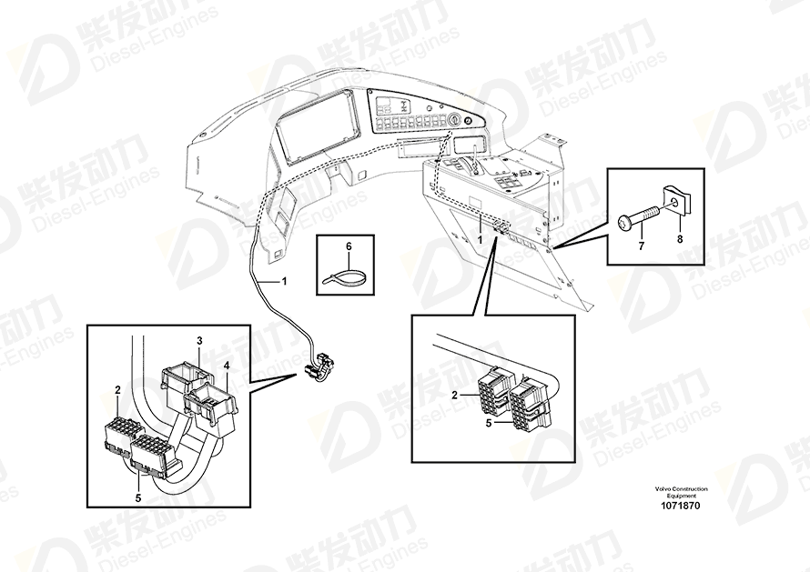 VOLVO Housing 3987483 Drawing