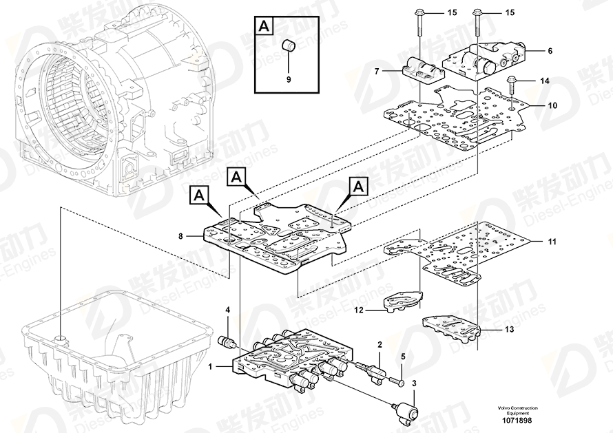 VOLVO Gasket 17236391 Drawing