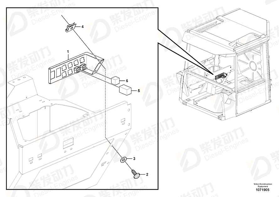 VOLVO Relay 21244697 Drawing