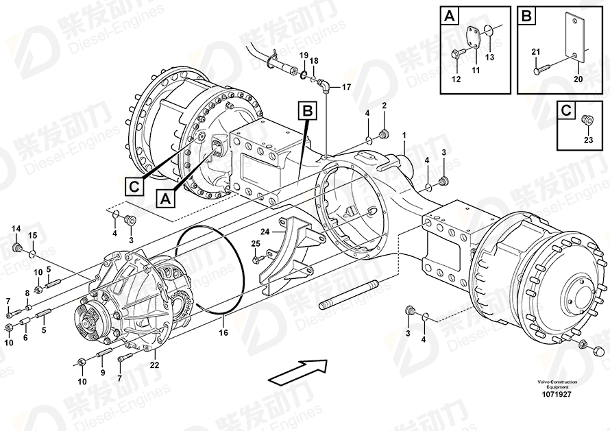 VOLVO Cover 11143379 Drawing