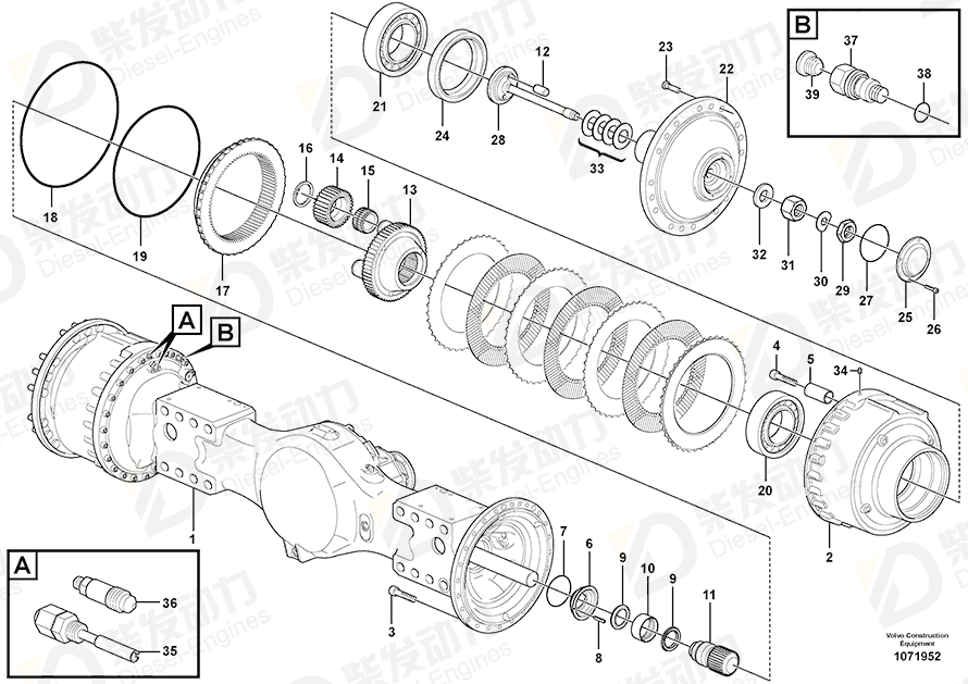 VOLVO Retainer 15144849 Drawing