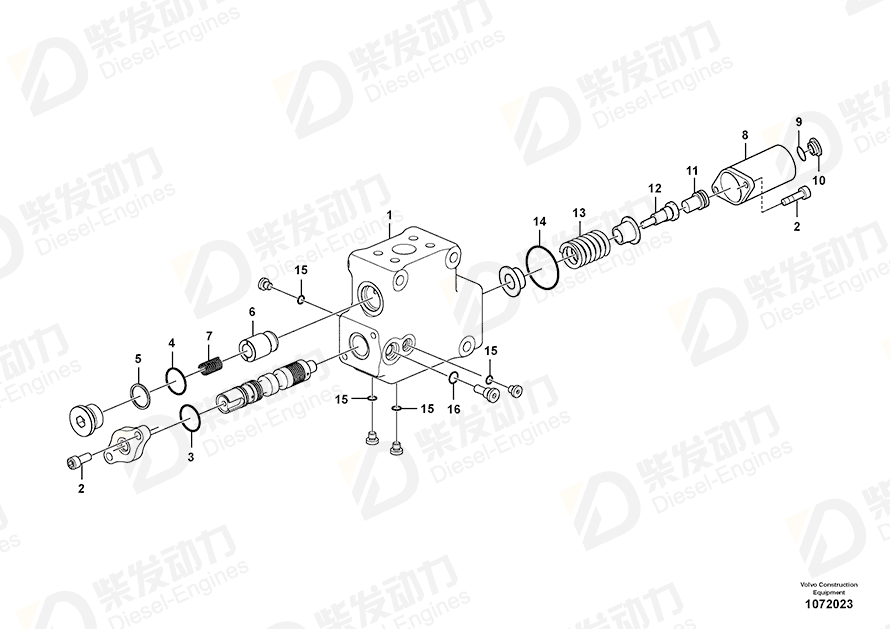 VOLVO O-ring 993020 Drawing