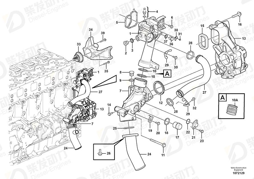 VOLVO Flange screw 984733 Drawing