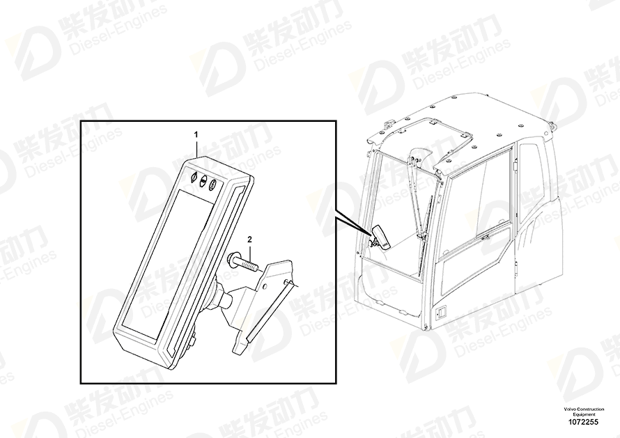 VOLVO Display 14640100 Drawing