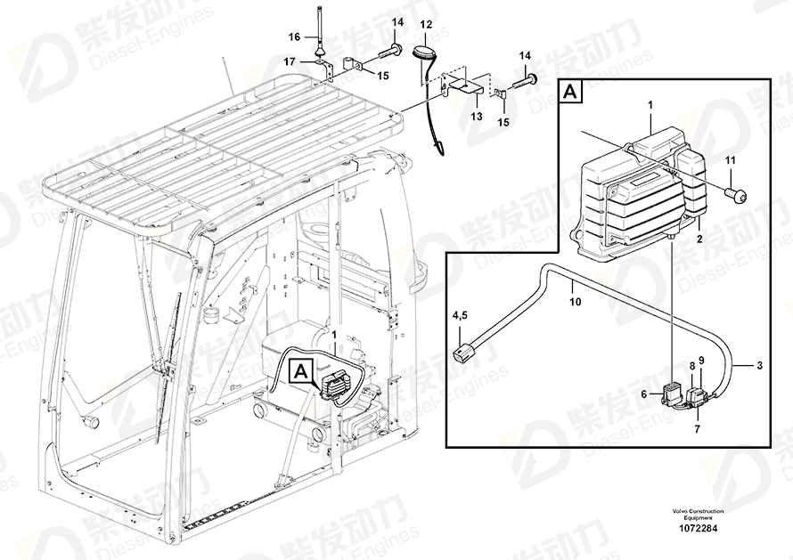 VOLVO Fuse holder 14638181 Drawing