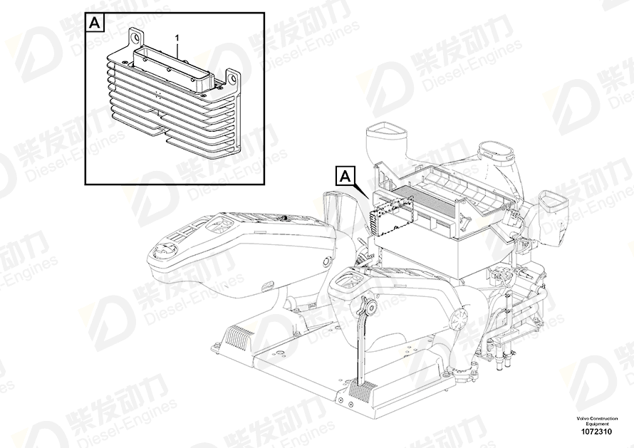VOLVO Electronic unit 11383475 Drawing