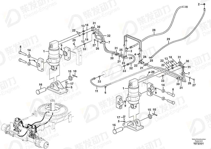 VOLVO T-nipple 13933859 Drawing