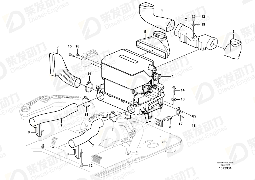 VOLVO Bracket 14611580 Drawing