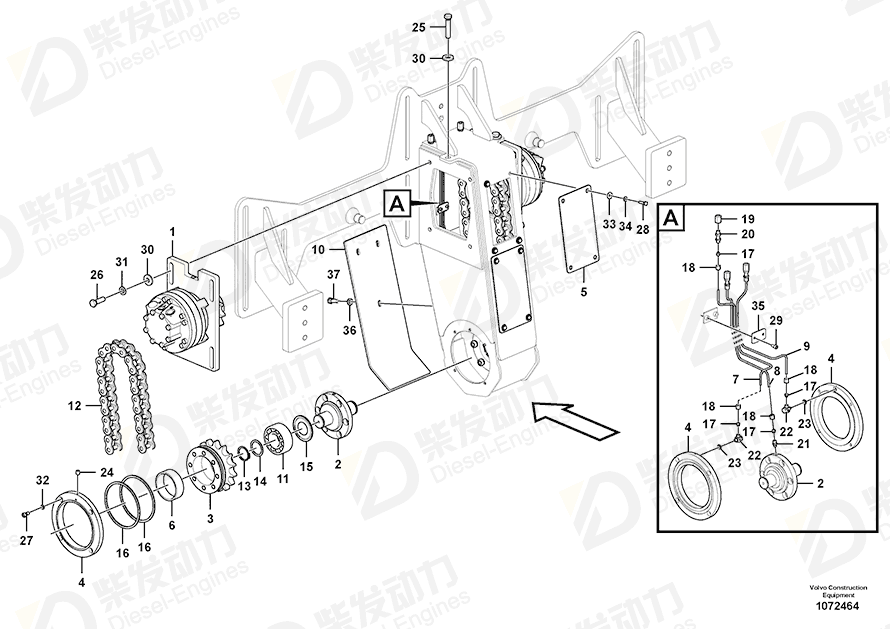 VOLVO Screw 13963004 Drawing