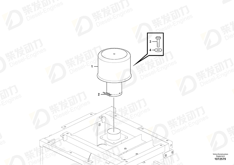 VOLVO Clamp SA9913-10425 Drawing