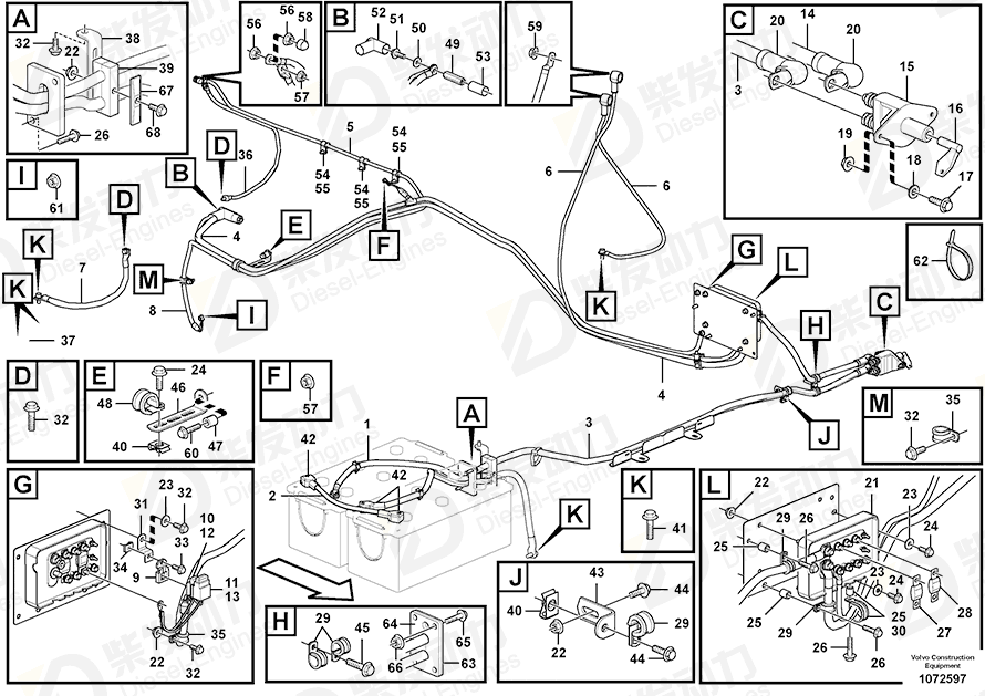 VOLVO Spacer ring 930432 Drawing