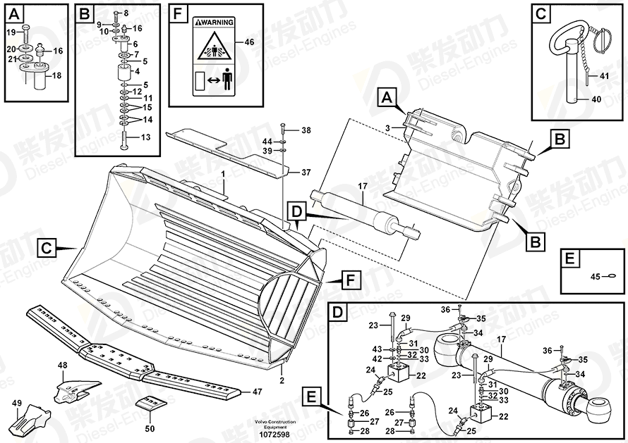 VOLVO Hexagon screw 955388 Drawing