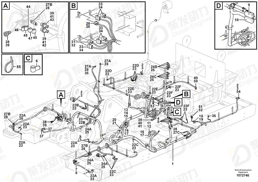 VOLVO Housing 995794 Drawing