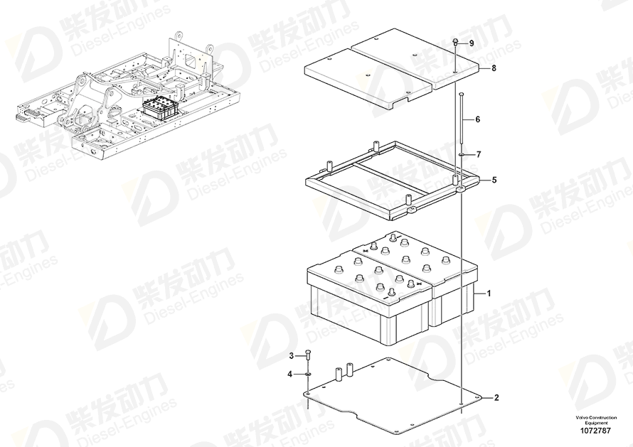 VOLVO Bracket 14654750 Drawing