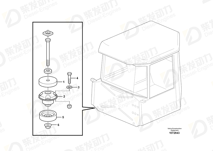 VOLVO Hexagon screw 979914 Drawing