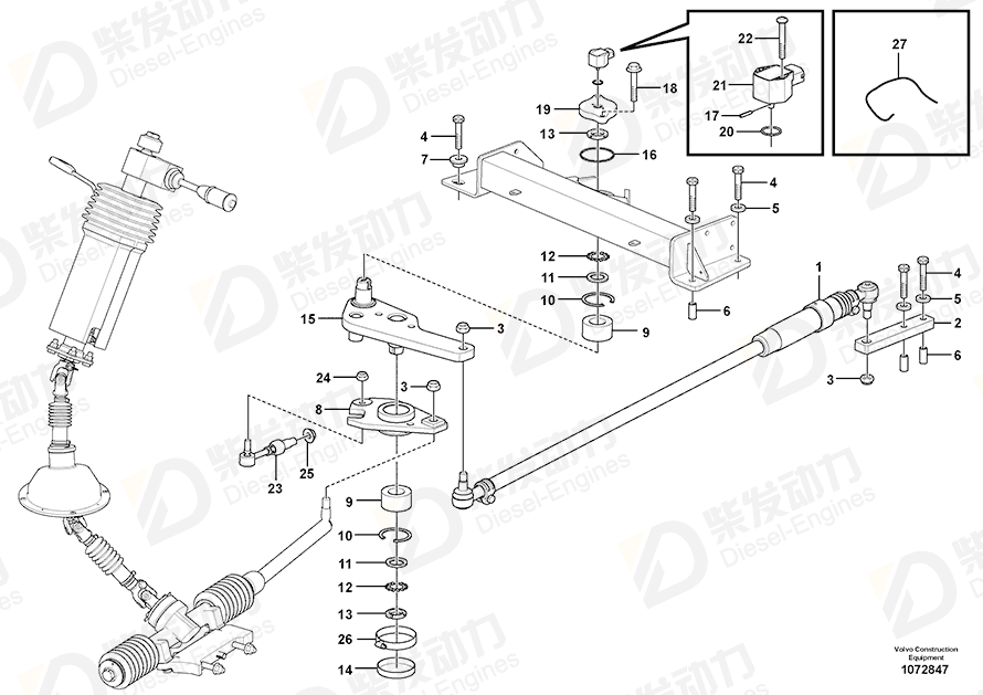 VOLVO Lock nut 945988 Drawing