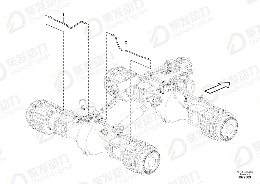 VOLVO Pipe 16859832 Drawing