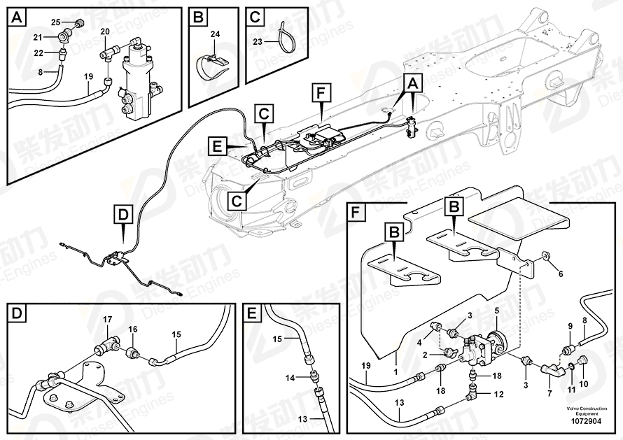 VOLVO Bracket 16814778 Drawing