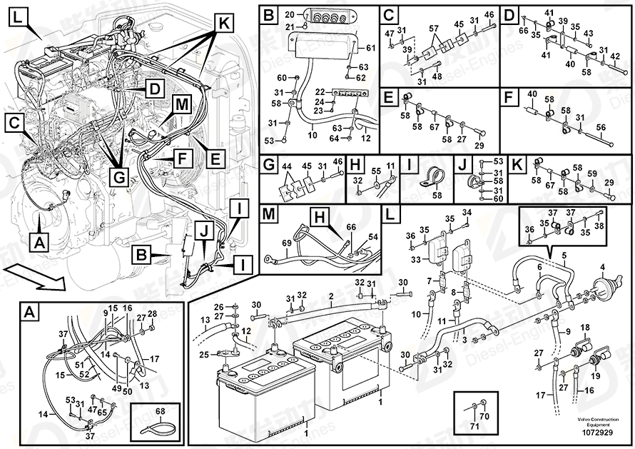 VOLVO Spacer ring 930436 Drawing VOLVO Spacer ring 930436 Drawing