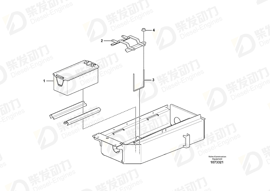 VOLVO Battery 21293377 Drawing