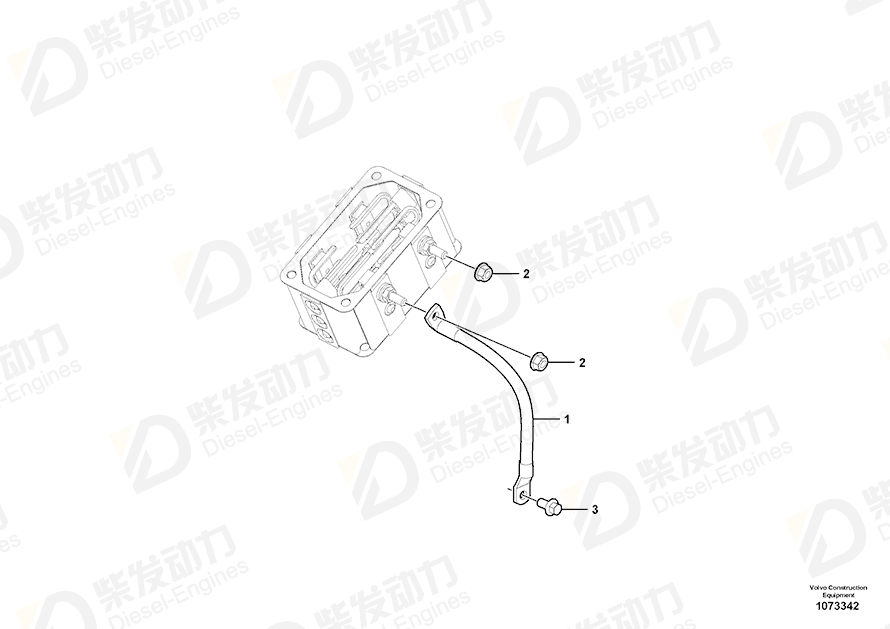 VOLVO Power cable 17206145 Drawing VOLVO Power cable 17206145 Drawing
