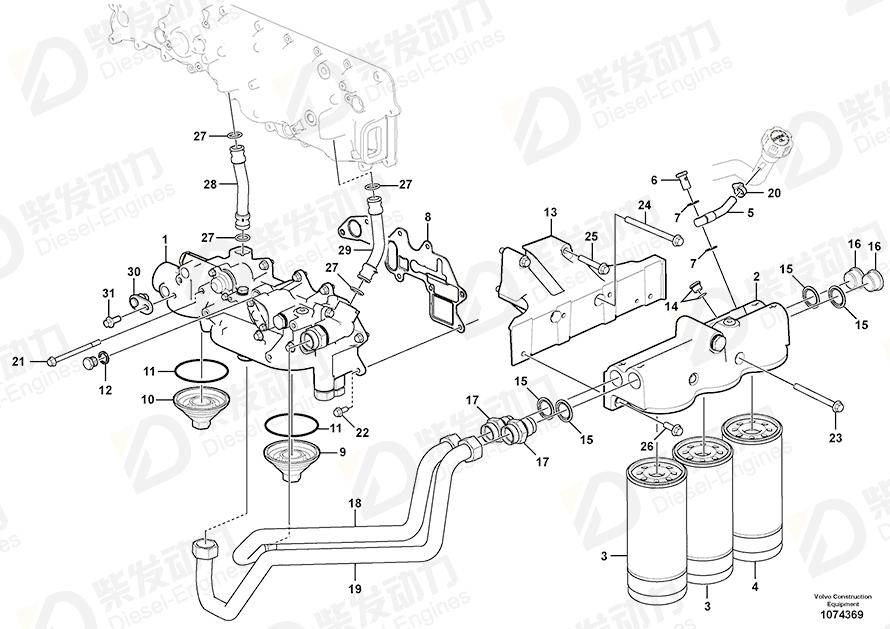 VOLVO Bracket 15178121 Drawing