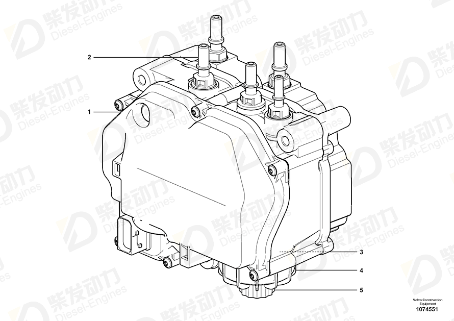 VOLVO Filter cap 21376707 Drawing VOLVO Filter cap 21376707 Drawing