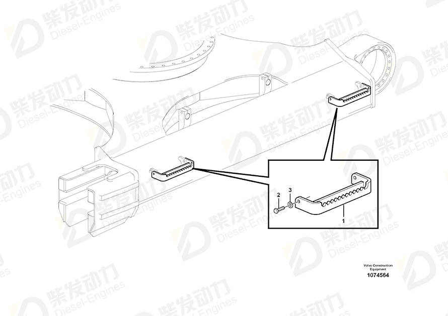 VOLVO Step 14666979 Drawing