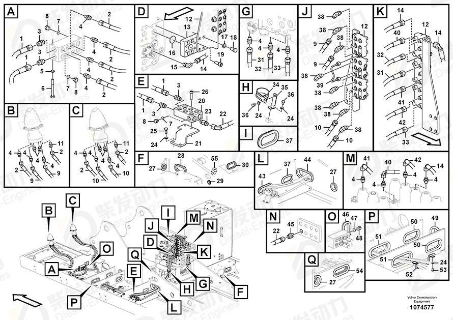 VOLVO Clamp 14627483 Drawing