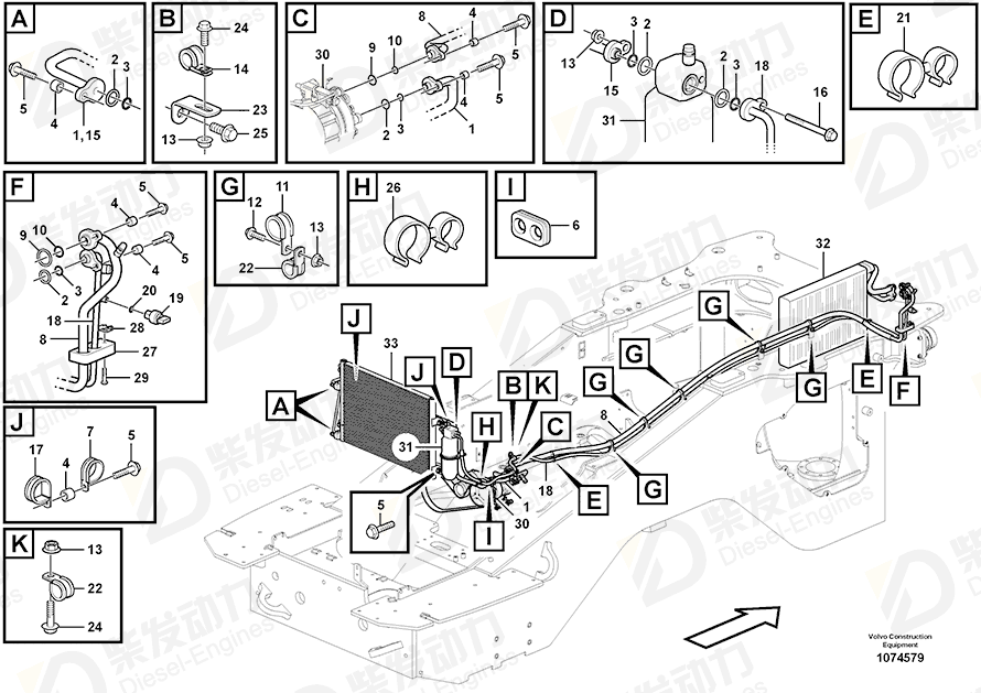 VOLVO O-ring 3537507 Drawing