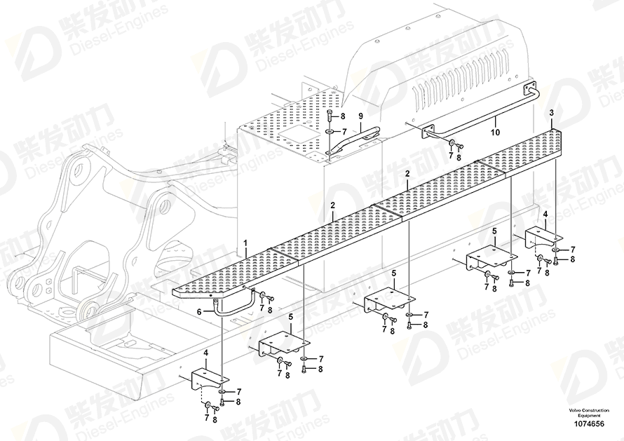 VOLVO Bracket 14645692 Drawing