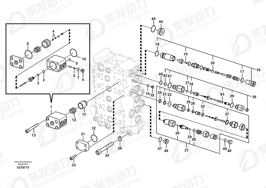 VOLVO Plug SA9415-31042 Drawing VOLVO Plug SA9415-31042 Drawing
