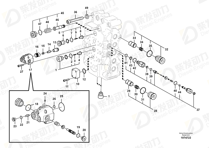 VOLVO Spring SA7273-10611 Drawing