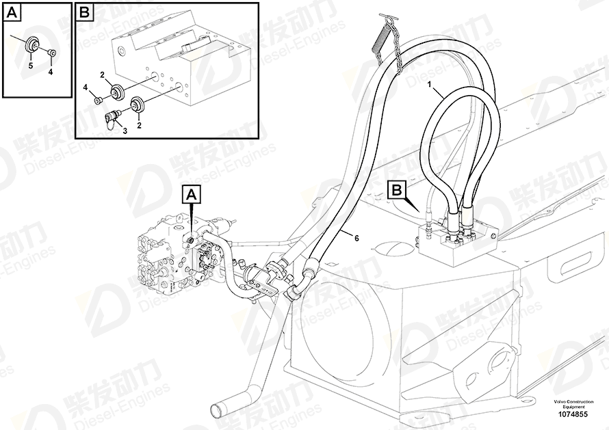 VOLVO Adapter 15649873 Drawing