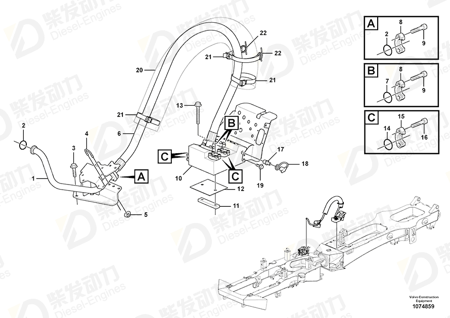 VOLVO Distribution block 17413624 Drawing VOLVO Distribution block 17413624 Drawing
