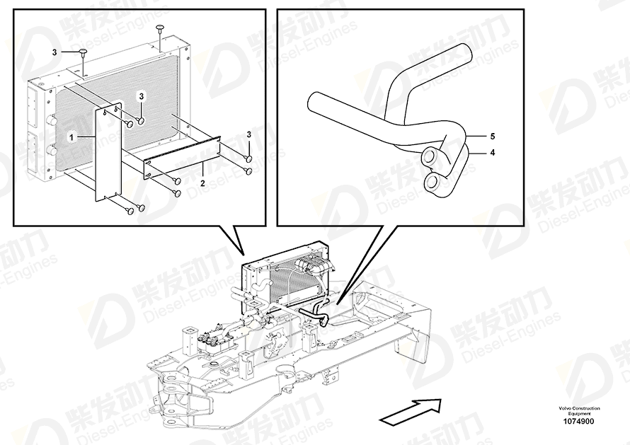 VOLVO Plate 16677140 Drawing