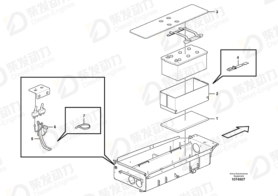 VOLVO Insulating cover 16625350 Drawing