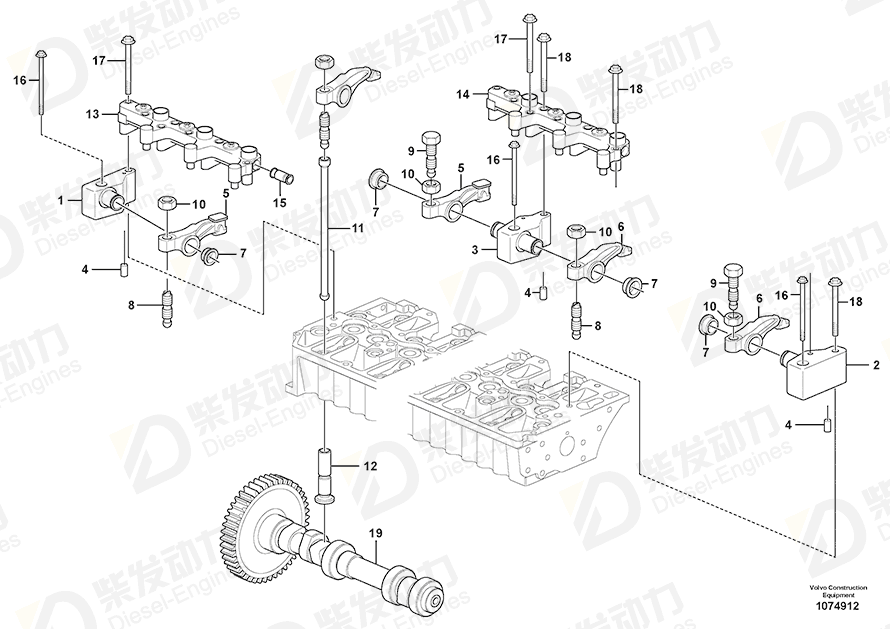 VOLVO Six point screw 20799085 Drawing