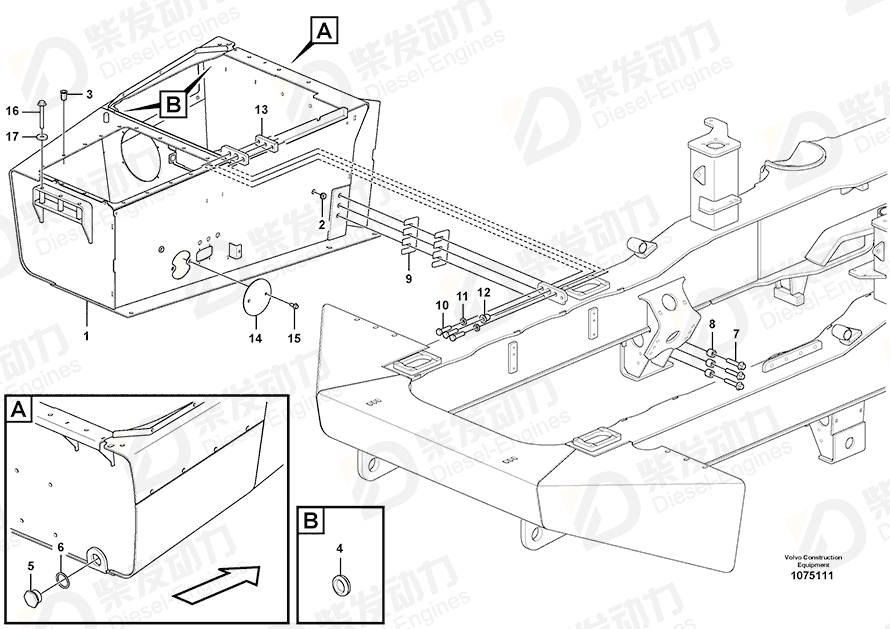 VOLVO Overrider 16876799 Drawing
