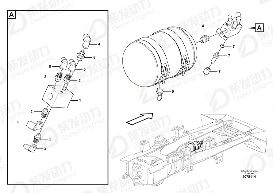 VOLVO Block 16858666 Drawing