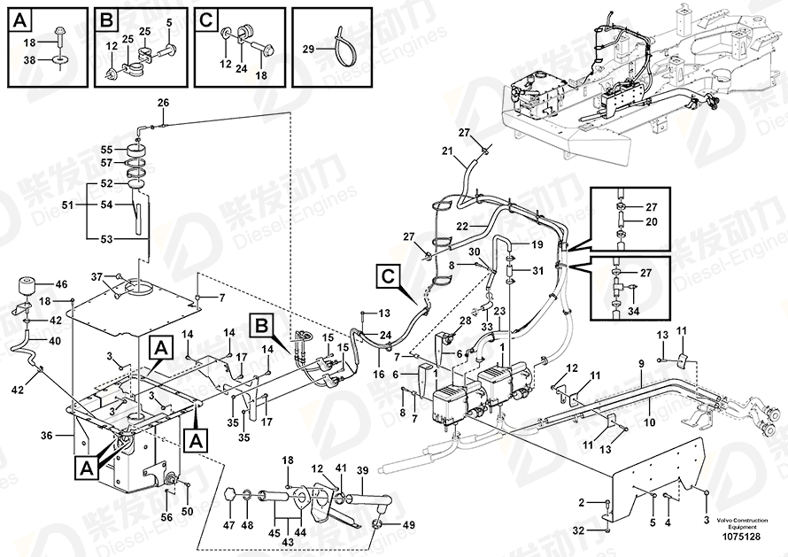 VOLVO Adapter Ring 16874313 Drawing